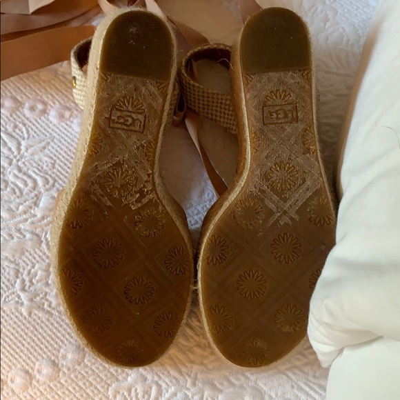 Ugg platform ankle tie sandal - Picture 5 of 6